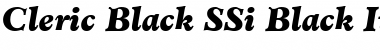 Cleric Black SSi Font