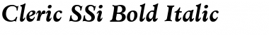 Cleric SSi Font