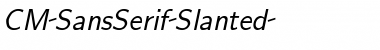 CM_SansSerif Font