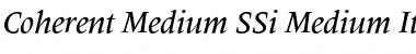 Coherent Medium SSi Font