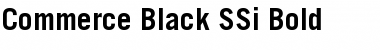 Download Commerce Black SSi Font