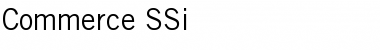 Commerce SSi Font