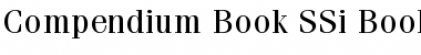 Compendium Book SSi Font