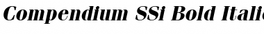 Compendium SSi Font