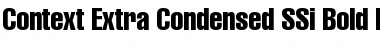 Context Extra Condensed SSi Bold Extra Condensed Font