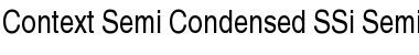 Context Semi Condensed SSi Font