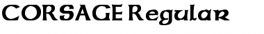 CORSAGE Regular Font