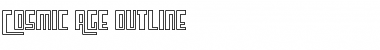 Cosmic Age Outline Font