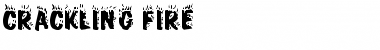 CracklingFire Regular Font CracklingFire Regular Font