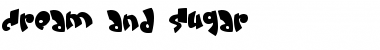 Download Cream and sugar Font