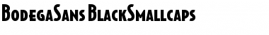 BodegaSansBlackSmallcaps Font