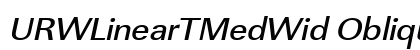 URWLinearTMedWid Oblique preview