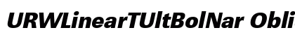 URWLinearTUltBolNar Oblique preview