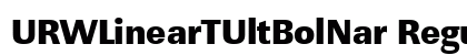 URWLinearTUltBolNar Regular Preview