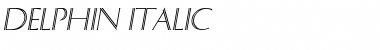 Delphin Italic Font
