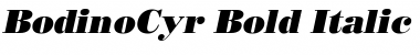 BodinoCyr Font