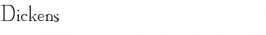Dickens Regular Font Dickens Regular Font