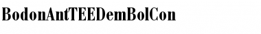 BodonAntTEEDemBolCon Regular Font