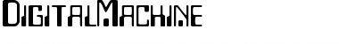 DigitalMachine Regular Font