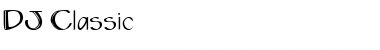 DJ Classic Font