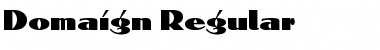 Domaign Regular Font