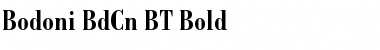Bodoni BdCn BT Bold Font