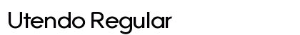 Utendo Regular preview