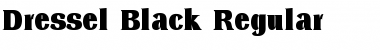 Dressel Black Regular Font