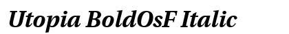Utopia BoldOsF Italic preview
