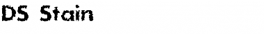DS Stain Font