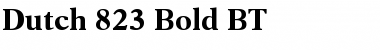 Dutch823 BT Bold Font