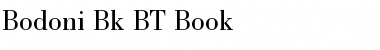 Bodoni Bk BT Book Font