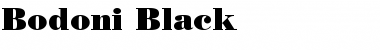 Bodoni Black Regular Font