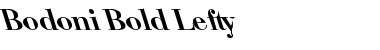 Bodoni-Bold Lefty Regular Font