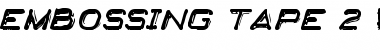 Download Embossing Tape 2 (BRK) Font Download Embossing Tape 2 (BRK) Font