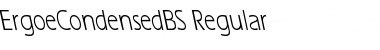 ErgoeCondensedBS Font