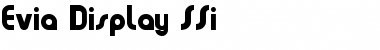 Evia Display SSi Font