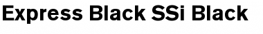 Express Black SSi Font