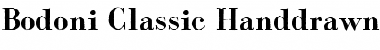 Download Bodoni Classic Handdrawn Font