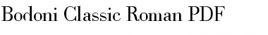 Download Bodoni Classic Font