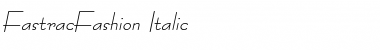 FastracFashion Italic Font