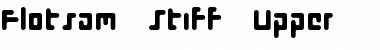 Flotsam Stiff Upper Font