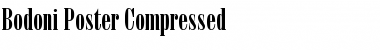Download Bodoni PosterCompressed Font