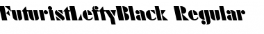 Download FuturistLeftyBlack Font