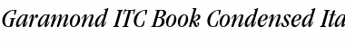 GarmdITC BkCn BT Book Italic Font