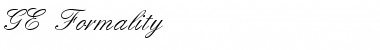 Download GE Formality Font Download GE Formality Font