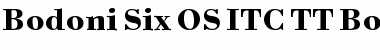 Bodoni Six OS ITC TT Bold Font