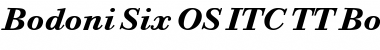 Bodoni Six OS ITC TT BoldIta Font