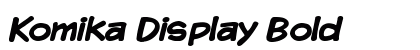 Komika Display Bold preview