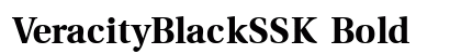 VeracityBlackSSK Bold Preview